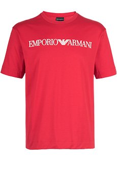 Красная футболка EMPORIO ARMANI
