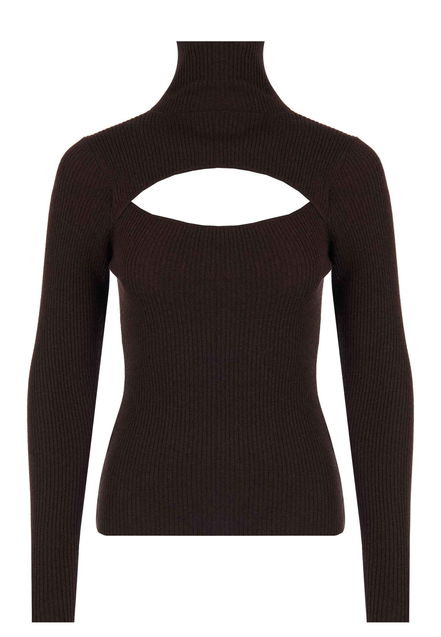 

Водолазка ALLUDE, Коричневый, Коричневый