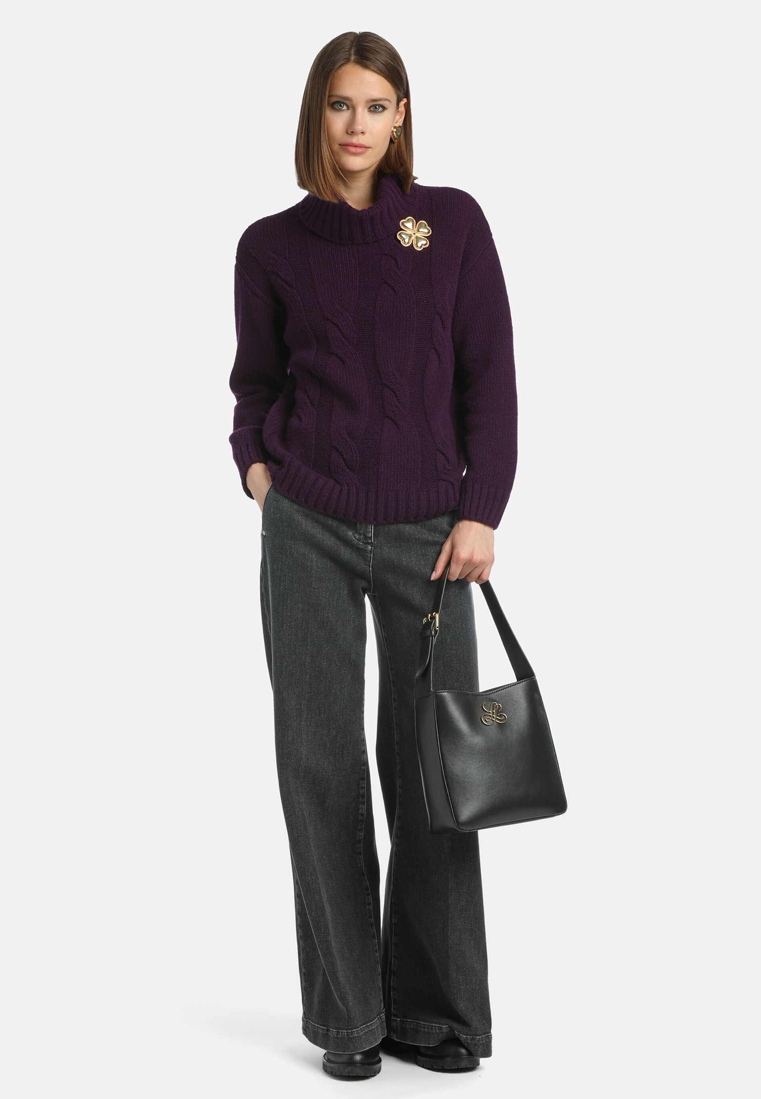 

Свитер LUISA SPAGNOLI, Фиолетовый, Фиолетовый