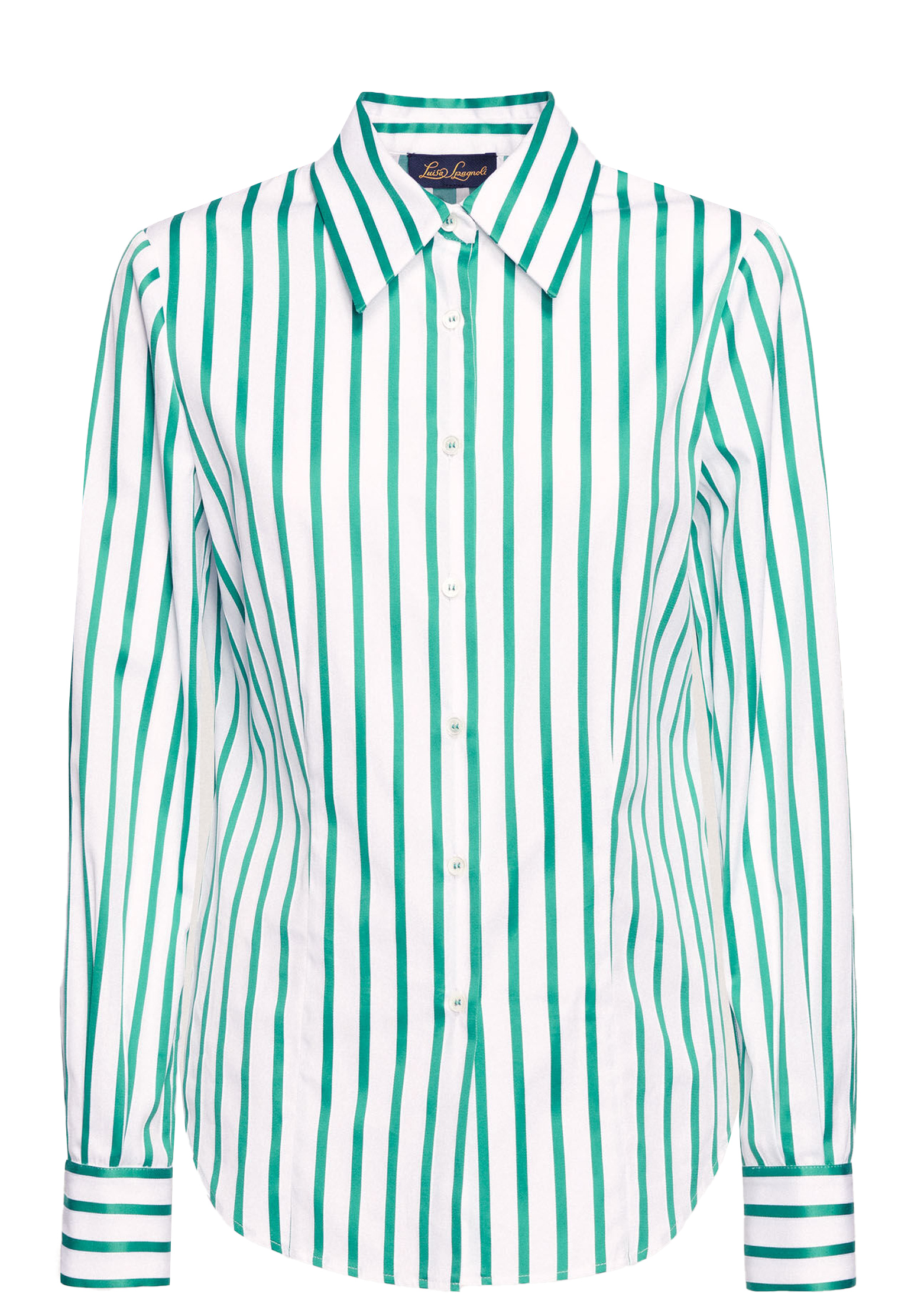 Рубашка LUISA SPAGNOLI Зеленый, размер S 174829 - фото 1