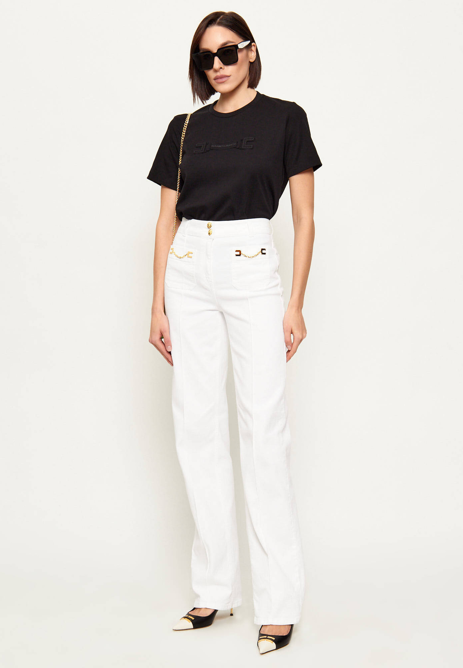 

Джинсы ELISABETTA FRANCHI, Белый, Белый