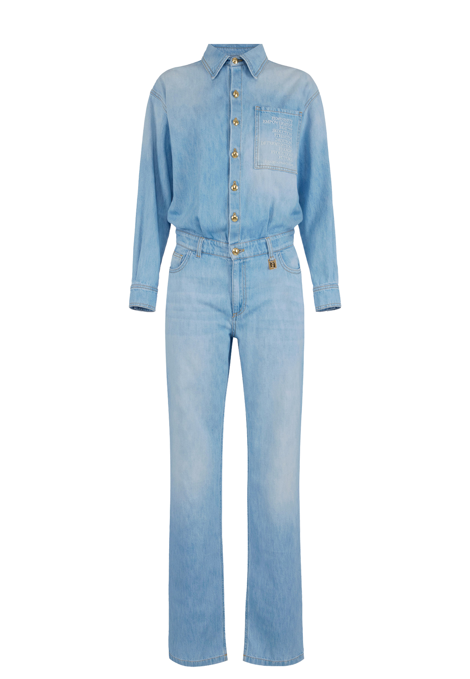 

Комбинезон ELISABETTA FRANCHI, Голубой, Голубой