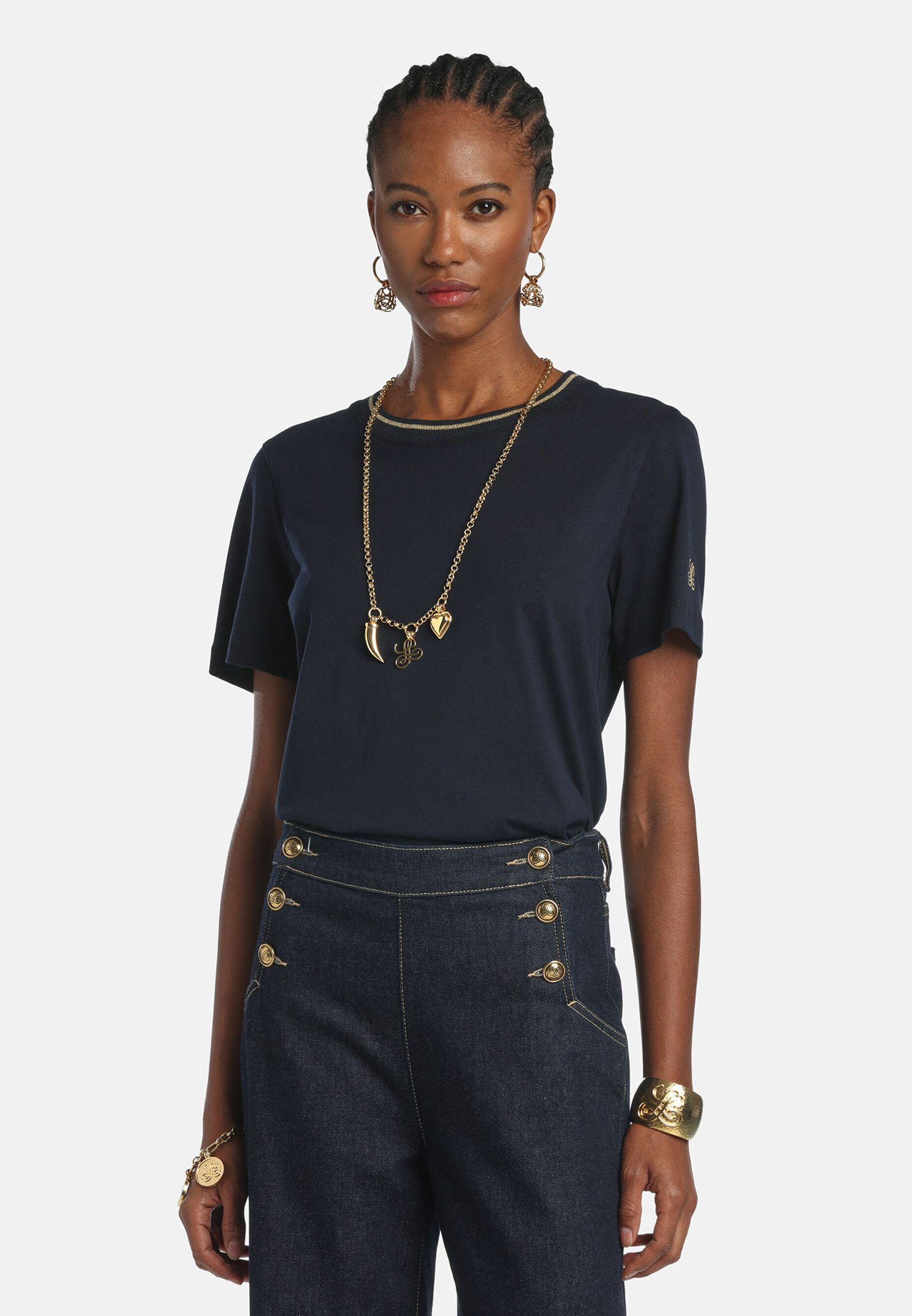 

Футболка LUISA SPAGNOLI, Синий, Синий