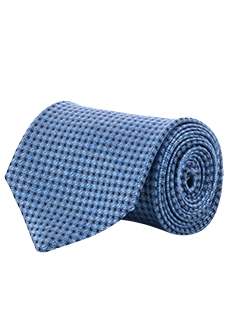 Голубой шелковый галстук STEFANO RICCI