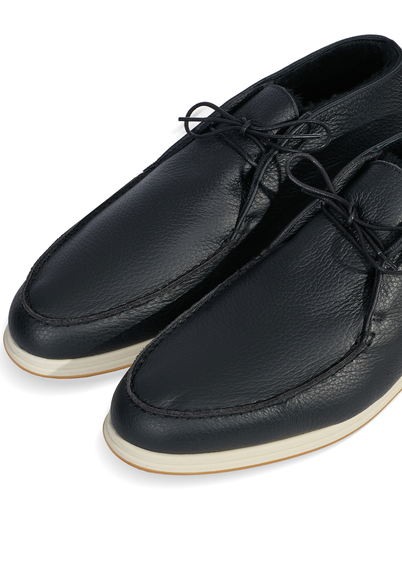 

Лоферы на меху MANDELLI, Черный, Черный