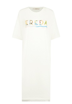 Платье-футболка с логотипом  EREDA