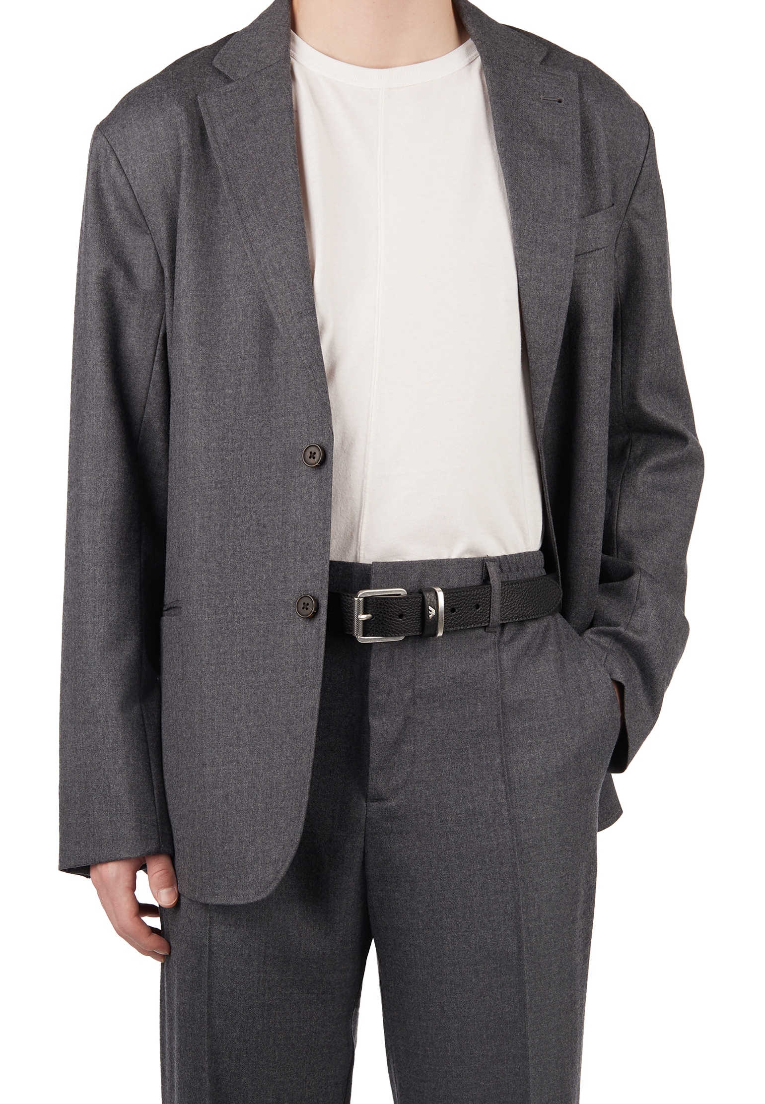 

Ремень EMPORIO ARMANI, Черный, Черный