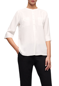 Блуза из смесового шелка LUISA SPAGNOLI