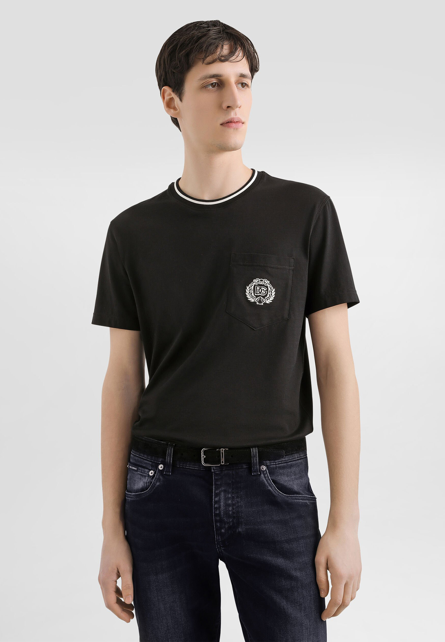 

Футболка DOLCE&GABBANA, Черный, Черный