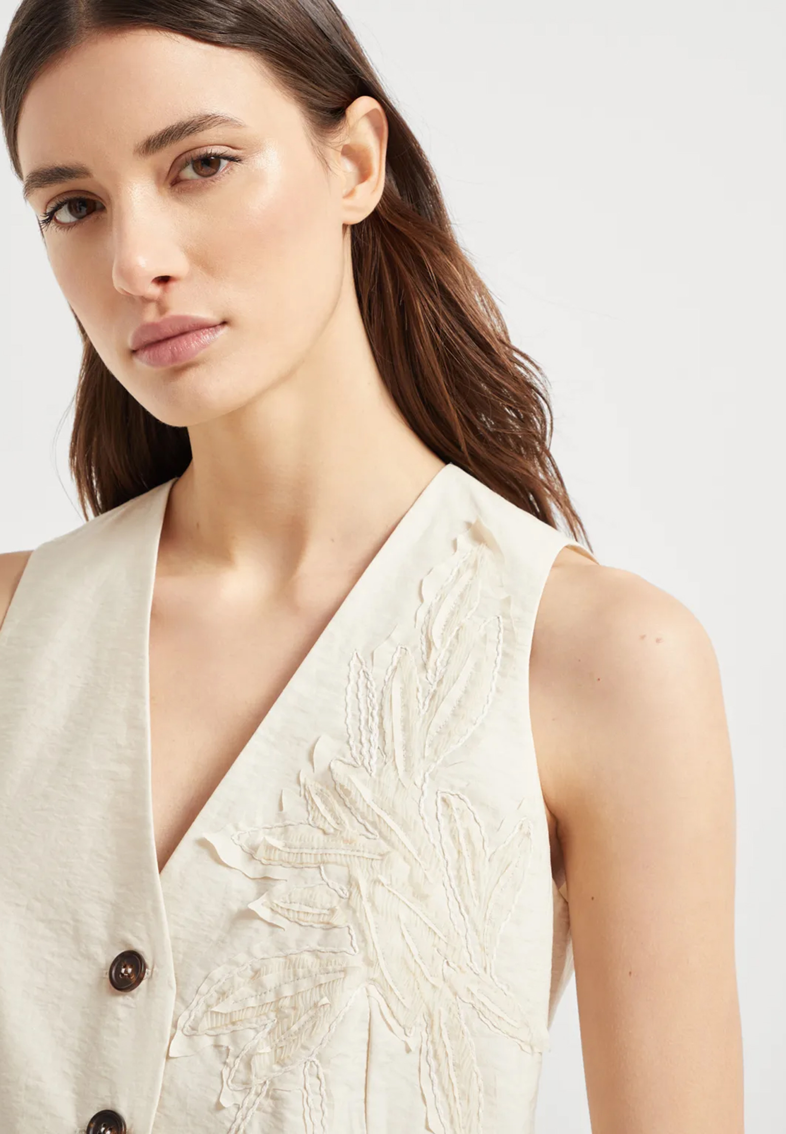 

Жилет BRUNELLO CUCINELLI, Белый, Белый