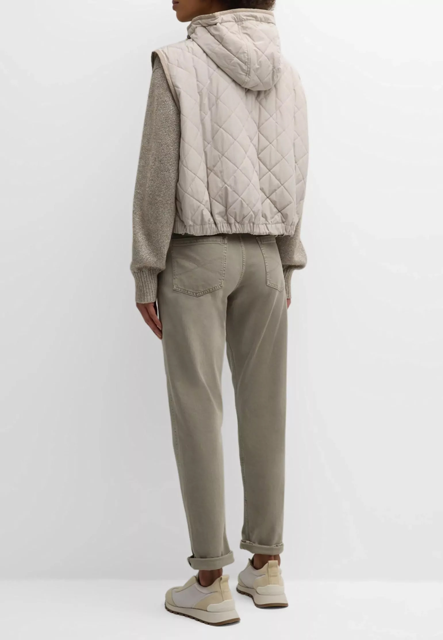 

Жилет BRUNELLO CUCINELLI, Белый, Белый