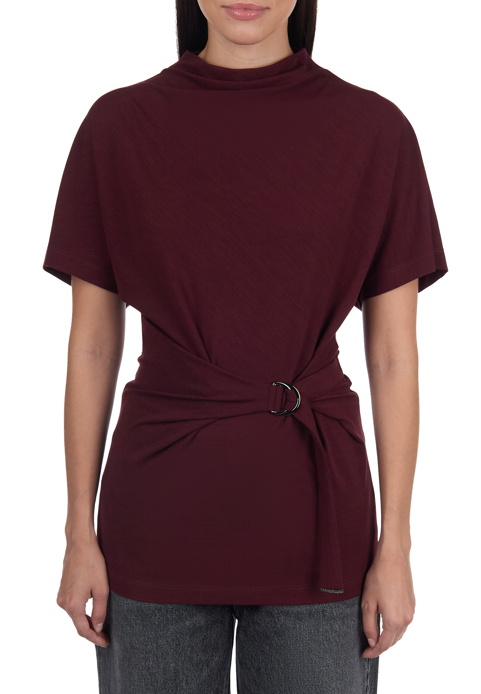 

Джемпер BRUNELLO CUCINELLI, Бордовый, Бордовый