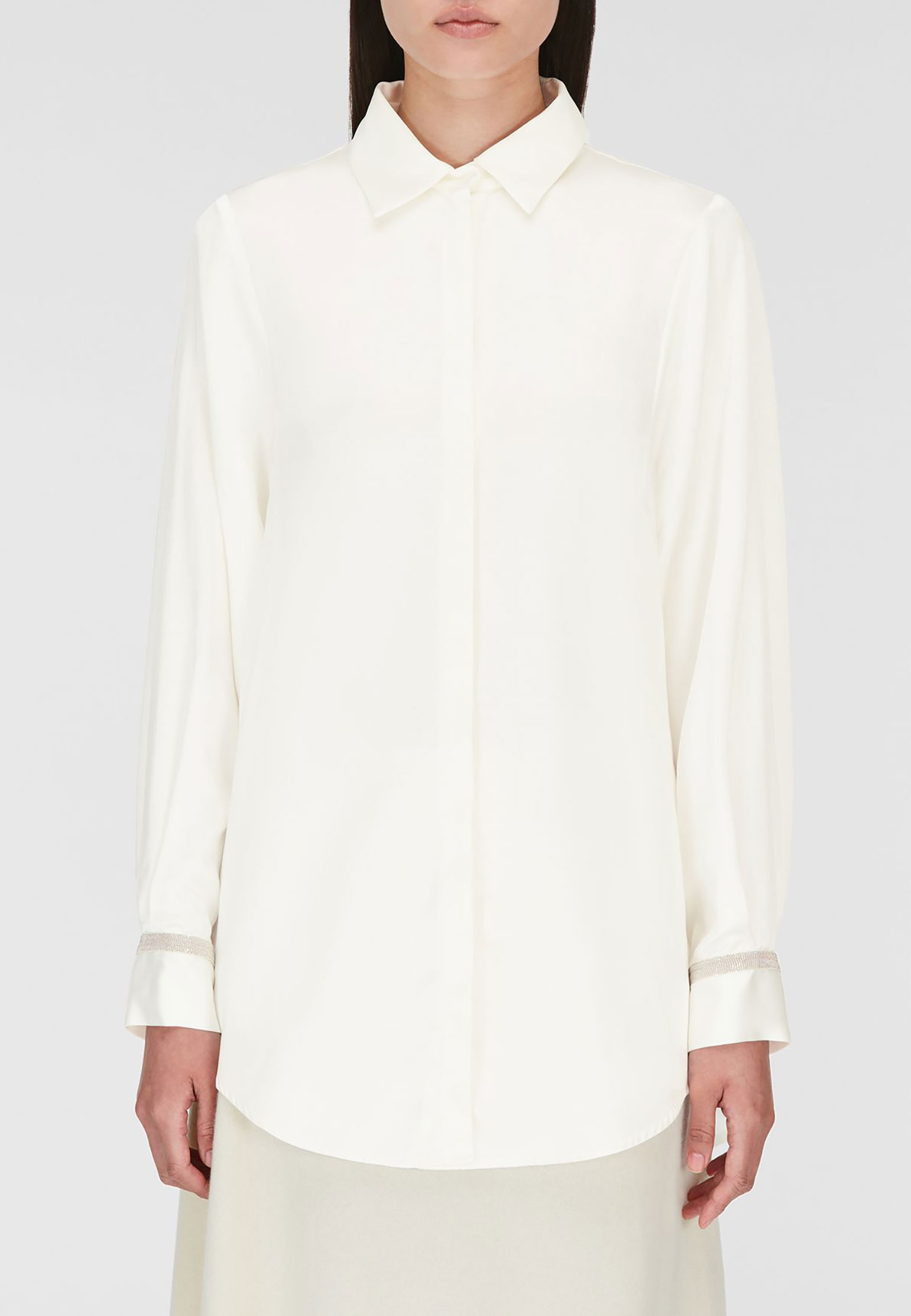 Рубашка FABIANA FILIPPI Белый, размер 38 176187 - фото 1