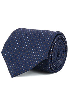 Синий галстук из шёлка CORNELIANI