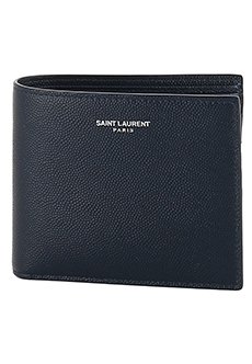 Синий кошелек SAINT LAURENT