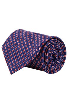 Разноцветный галстук с узором STEFANO RICCI