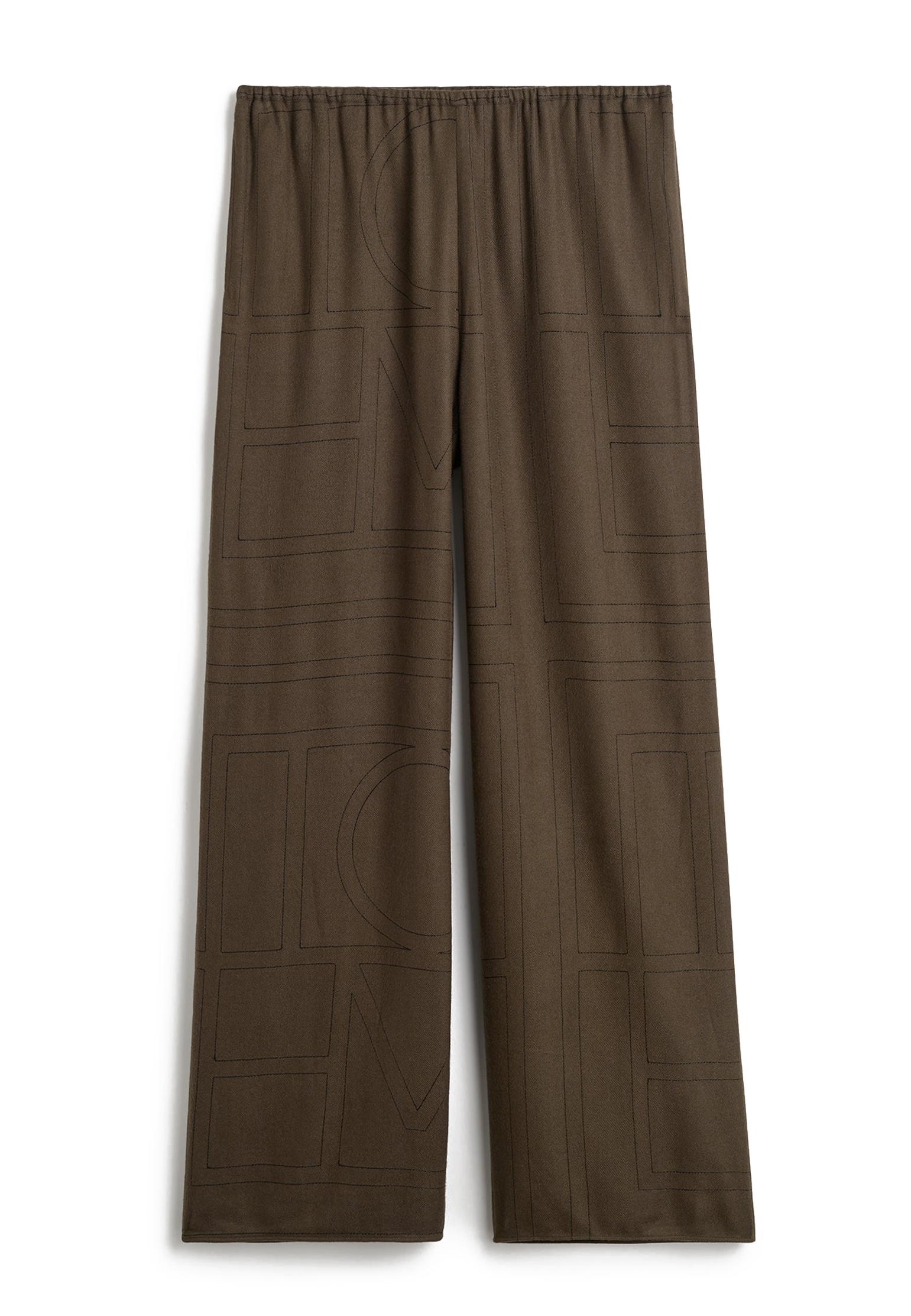 

Брюки TOTEME, Коричневый, Коричневый