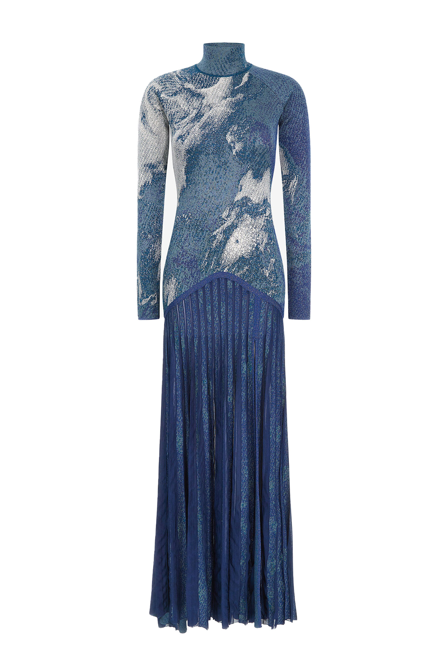 Платье ROBERTO CAVALLI Синий, размер 38