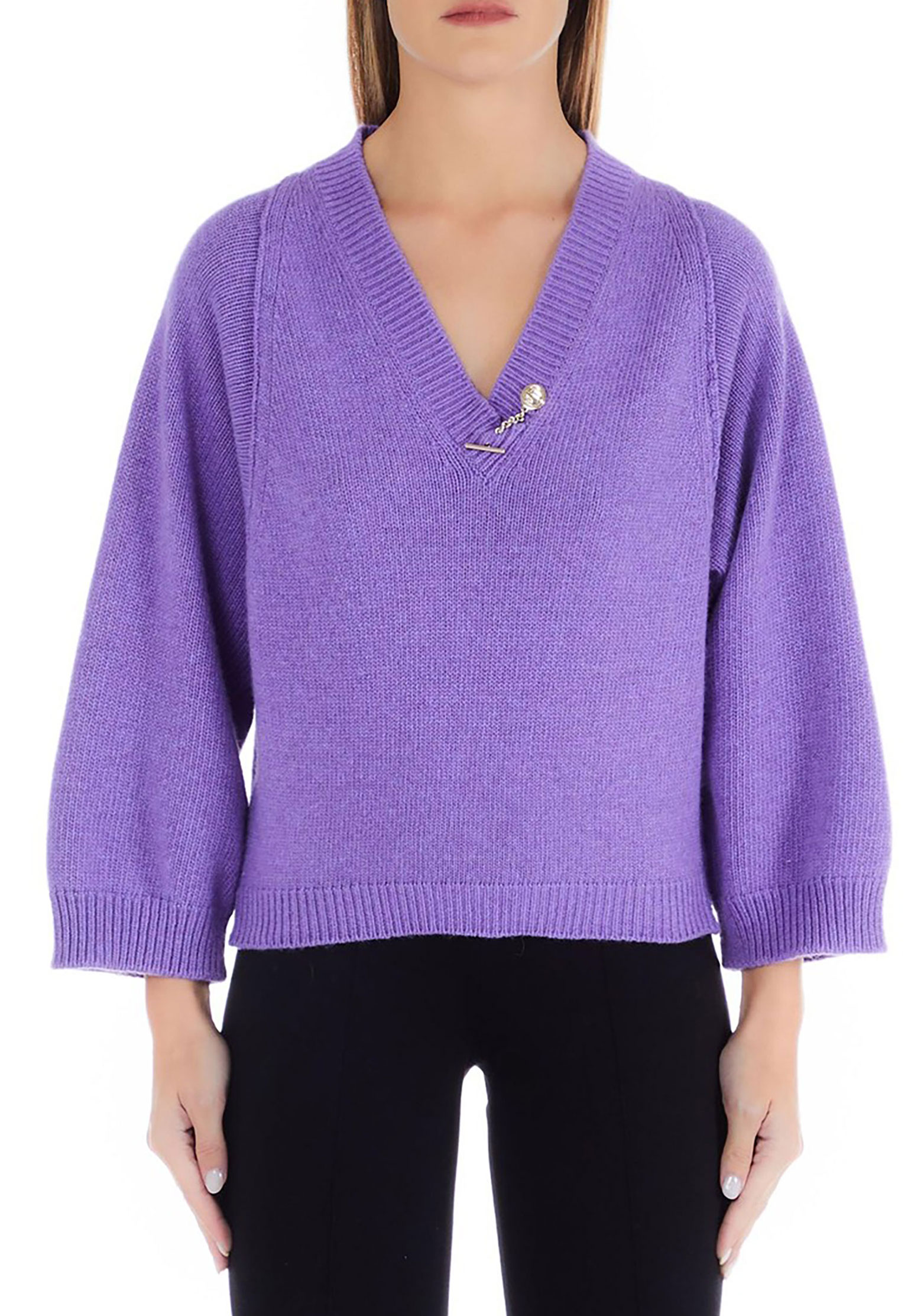 Пуловер LIU JO Фиолетовый, размер XS