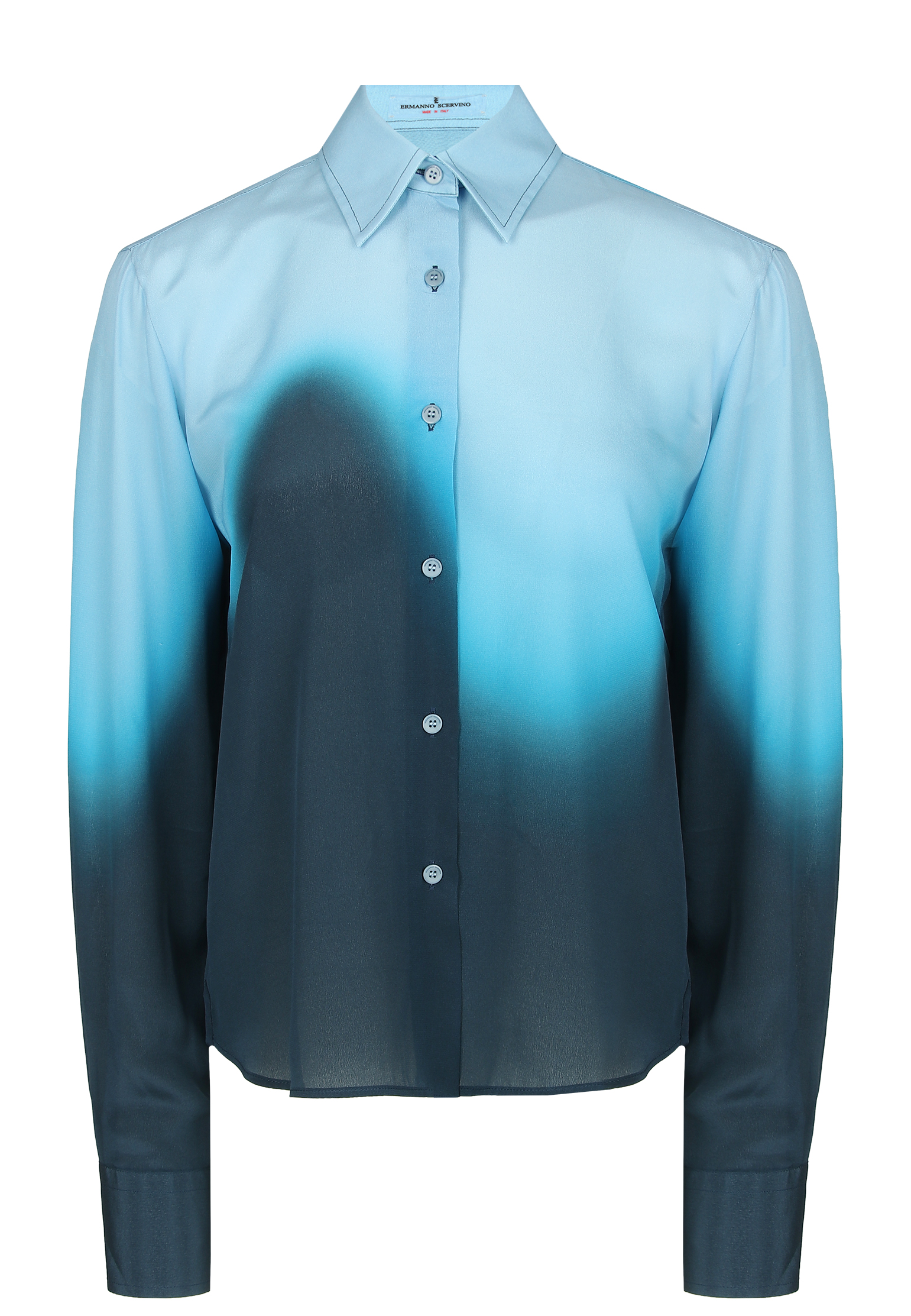 Рубашка ERMANNO SCERVINO Голубой, размер 44