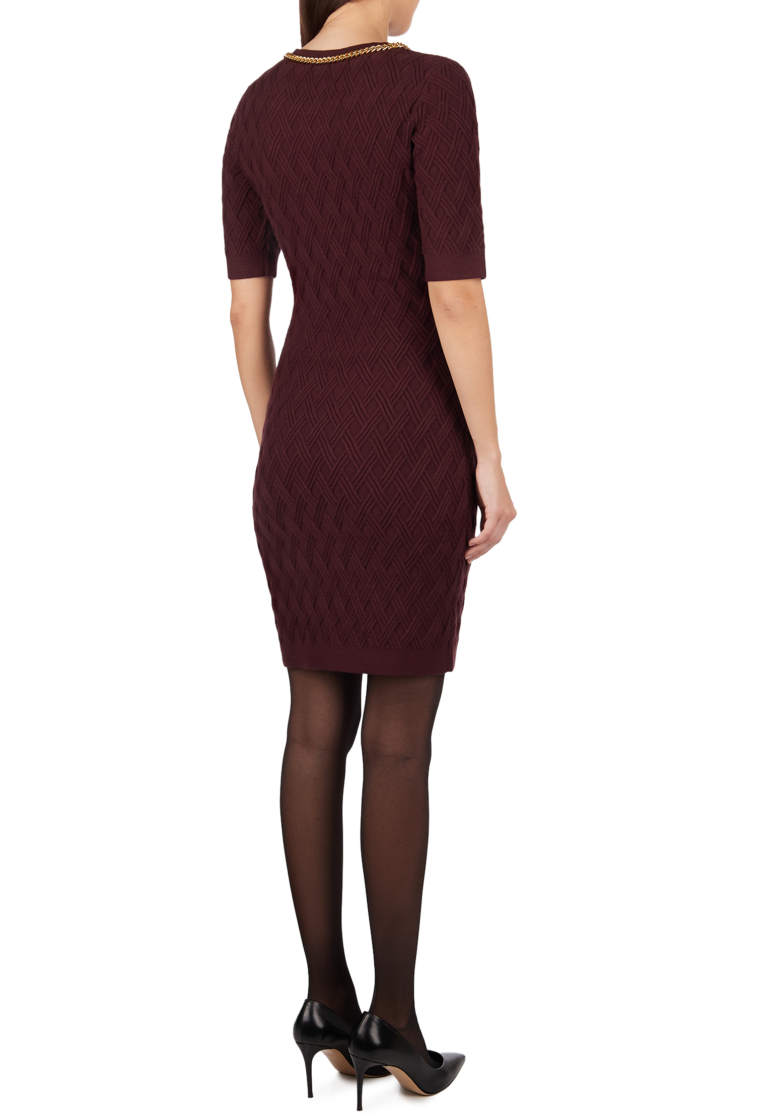 

Платье ELISABETTA FRANCHI, Бордовый, Бордовый