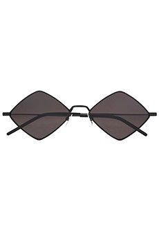 Солнцезащитные очки в ромбовидной оправе SAINT LAURENT