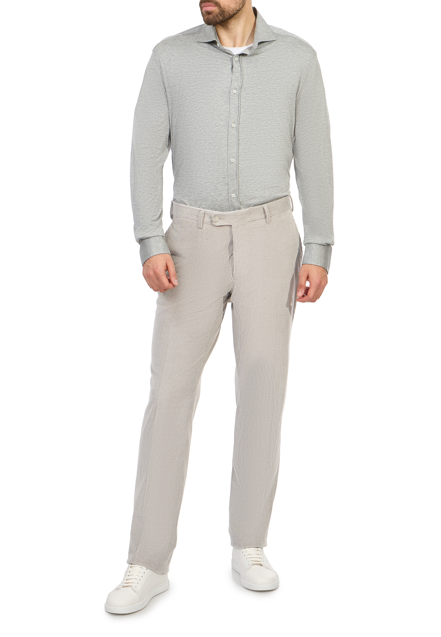 

Рубашка BRUNELLO CUCINELLI, Серый, Серый