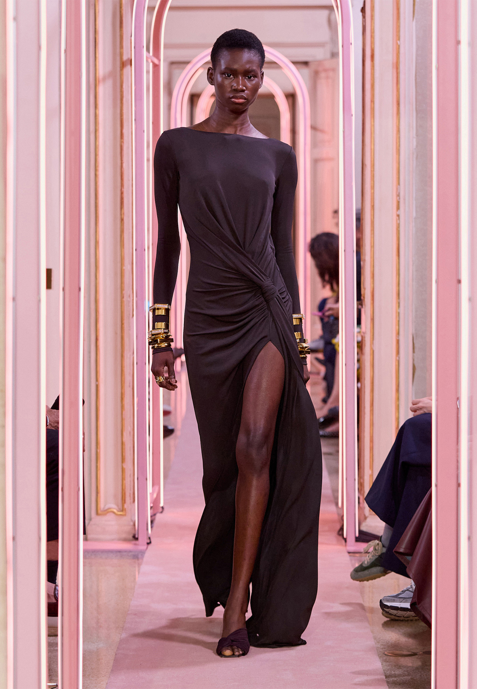 

Платье ELISABETTA FRANCHI, Коричневый, Коричневый