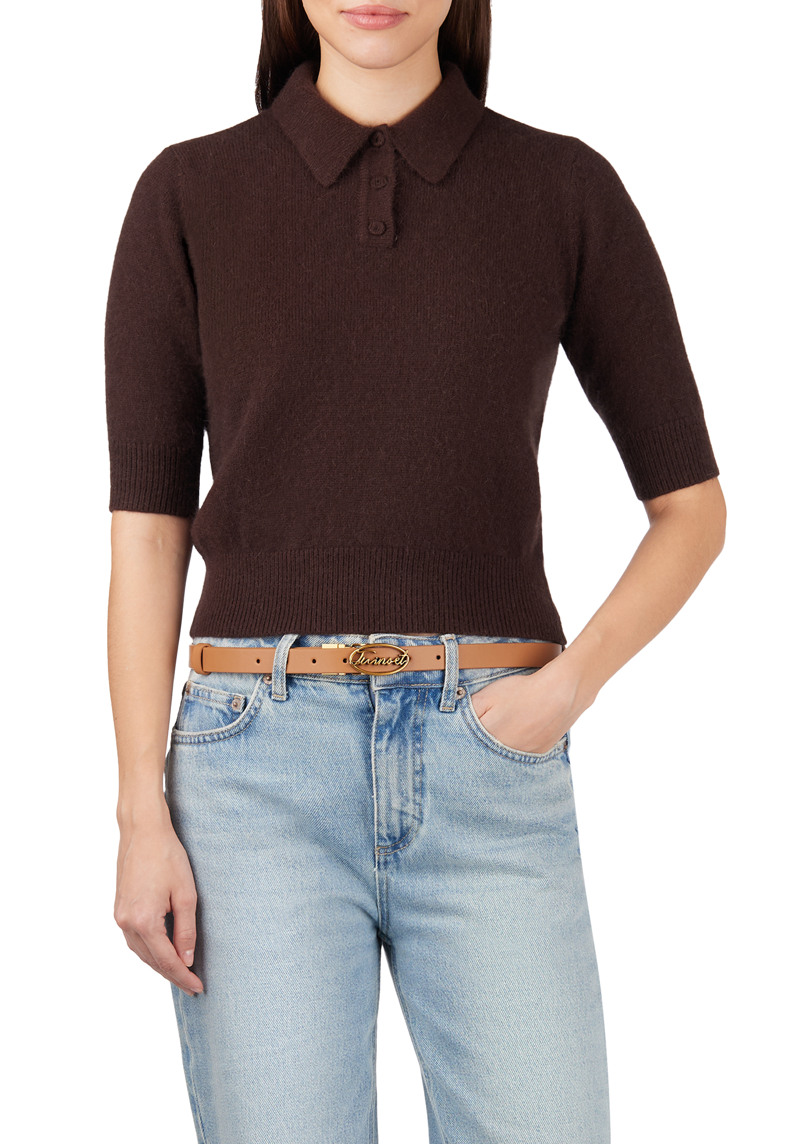 

Ремень TWINSET Milano, Коричневый, Коричневый