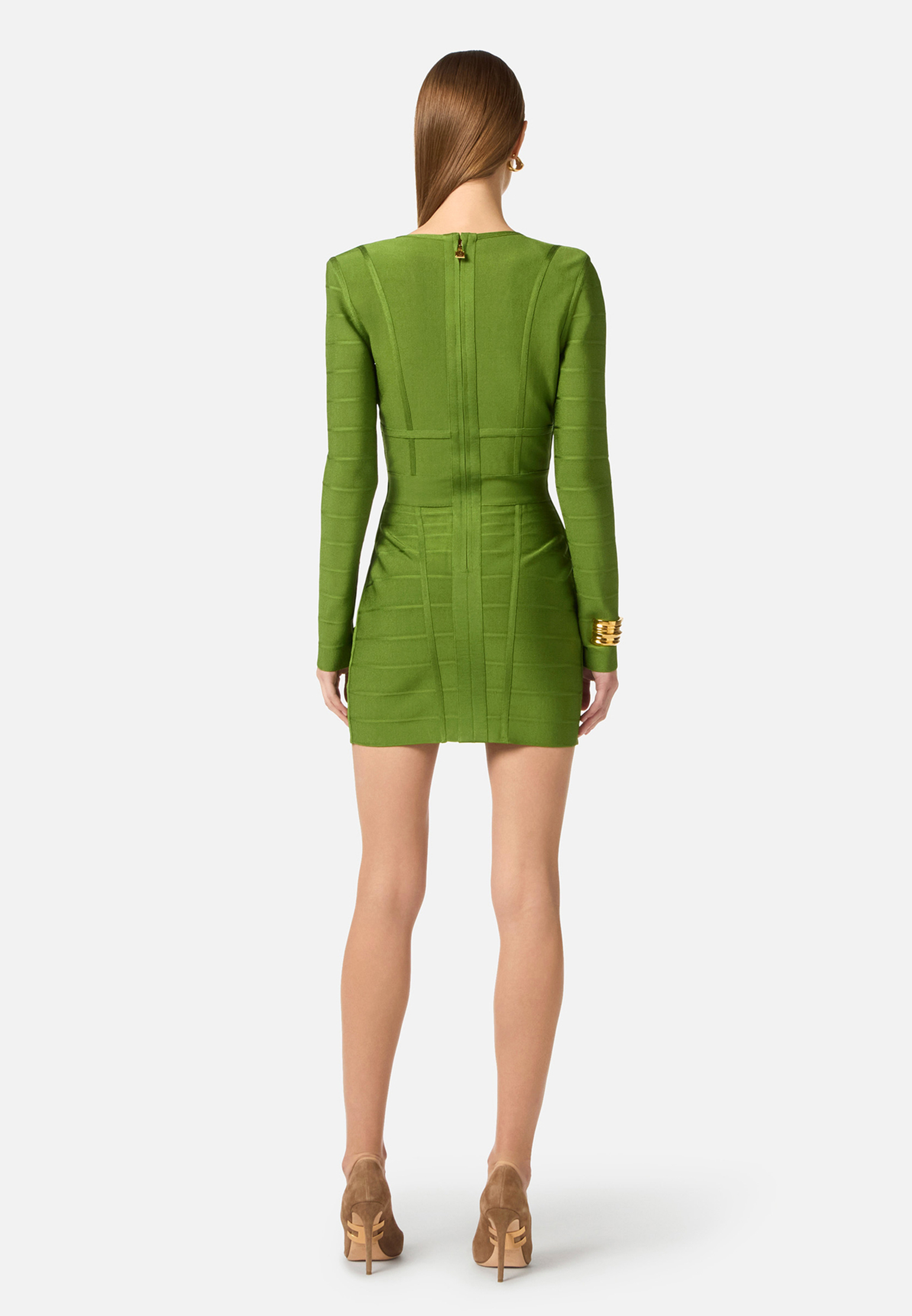 

Платье ELISABETTA FRANCHI, Зеленый, Зеленый