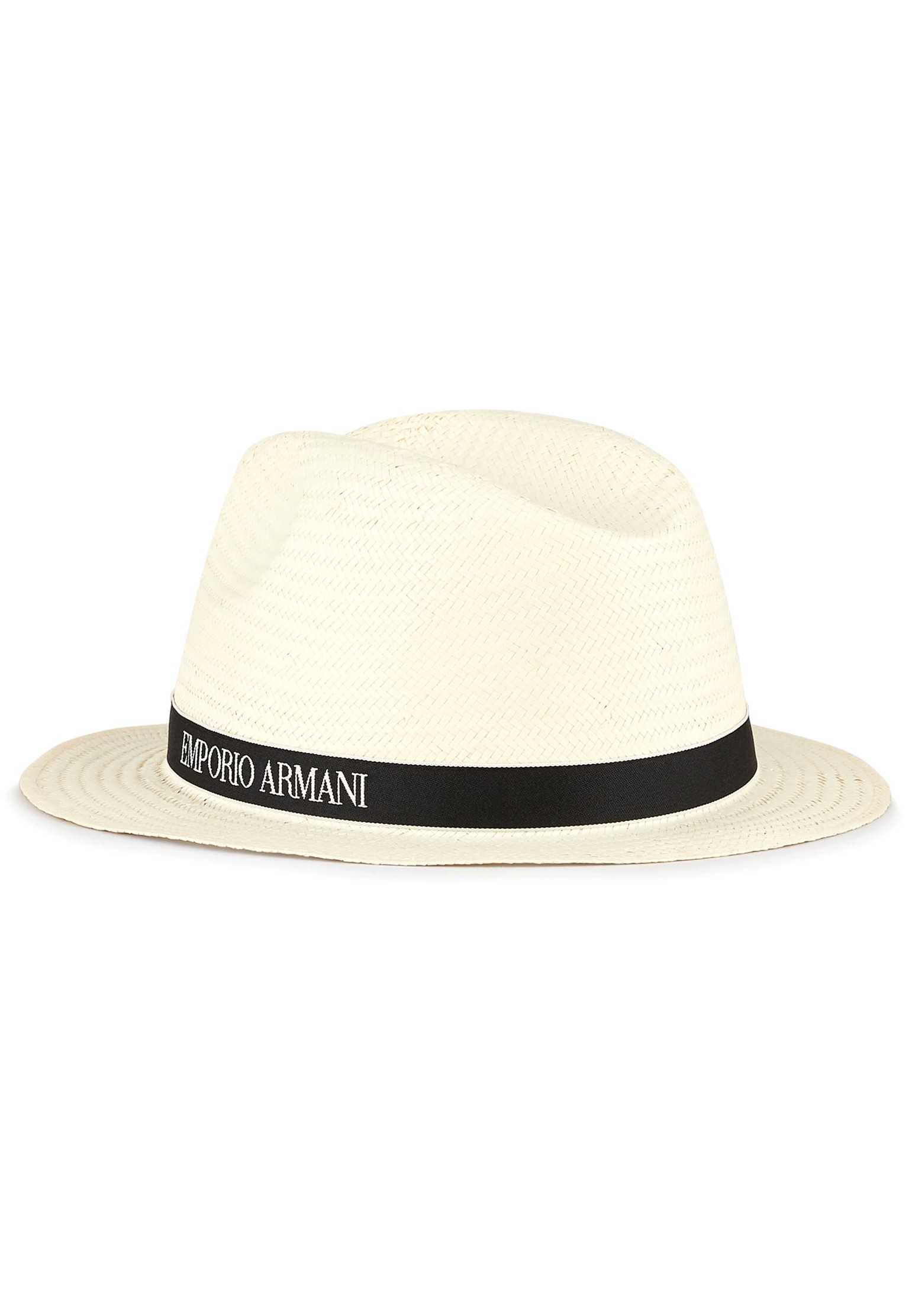 Шляпа EMPORIO ARMANI бежевого цвета
