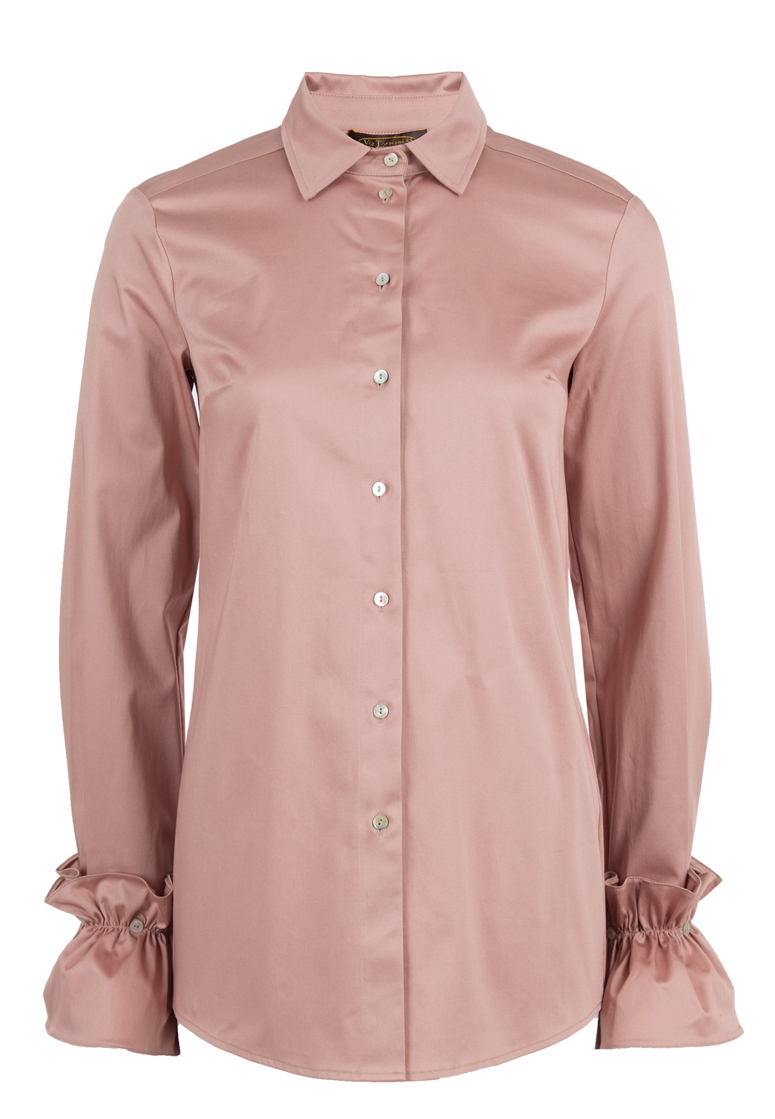 Рубашка VIA TORRIANI 88. Цвет: розовый