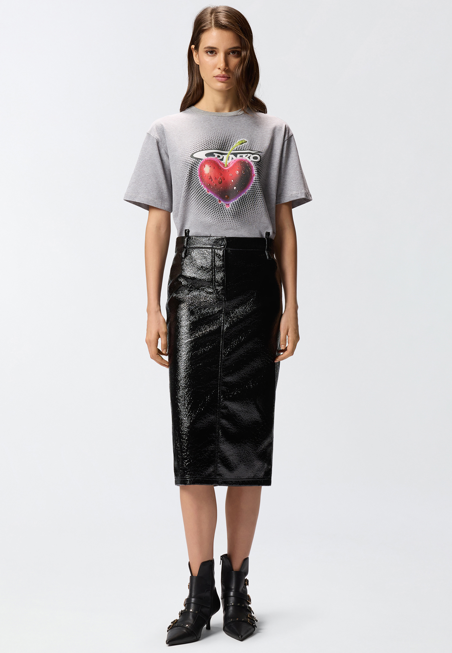 

Футболка PINKO, Серый, Серый