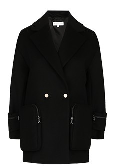 Укороченное пальто с накладными карманами PATRIZIA PEPE