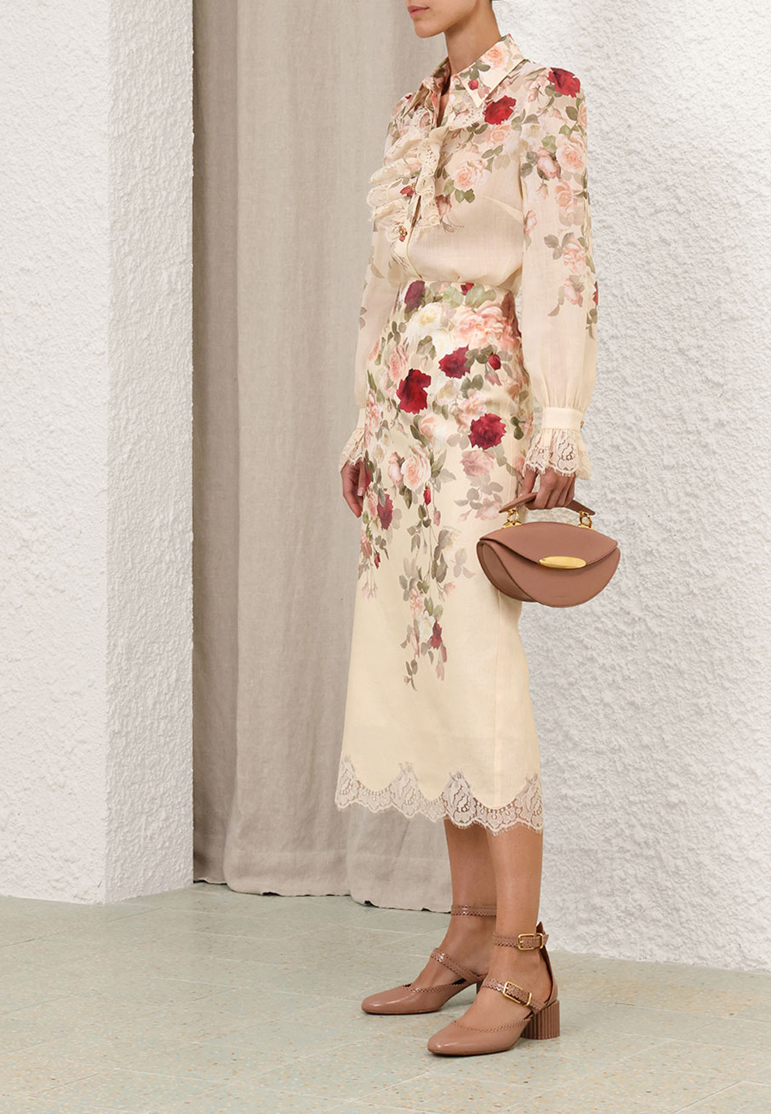 

Юбка ZIMMERMANN, Белый, Белый