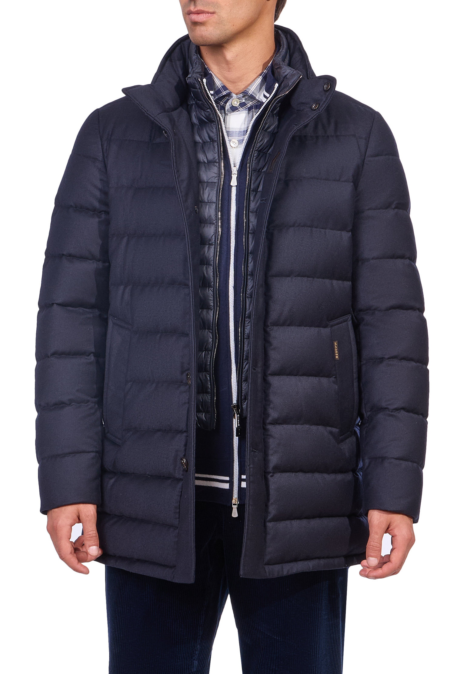 

Пуховик MOORER, Синий, Синий