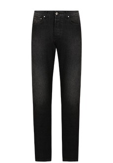 Черные прямые джинсы  ISAIA