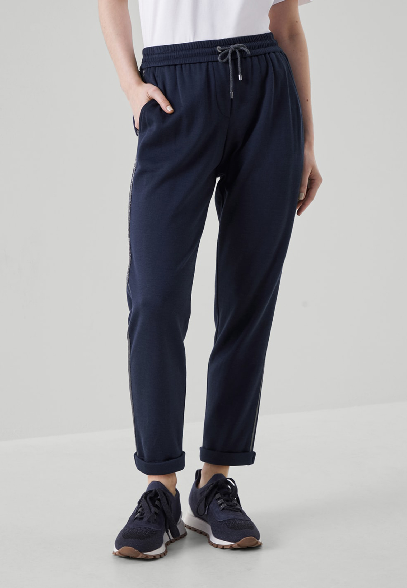 

Брюки BRUNELLO CUCINELLI, Черный, Черный
