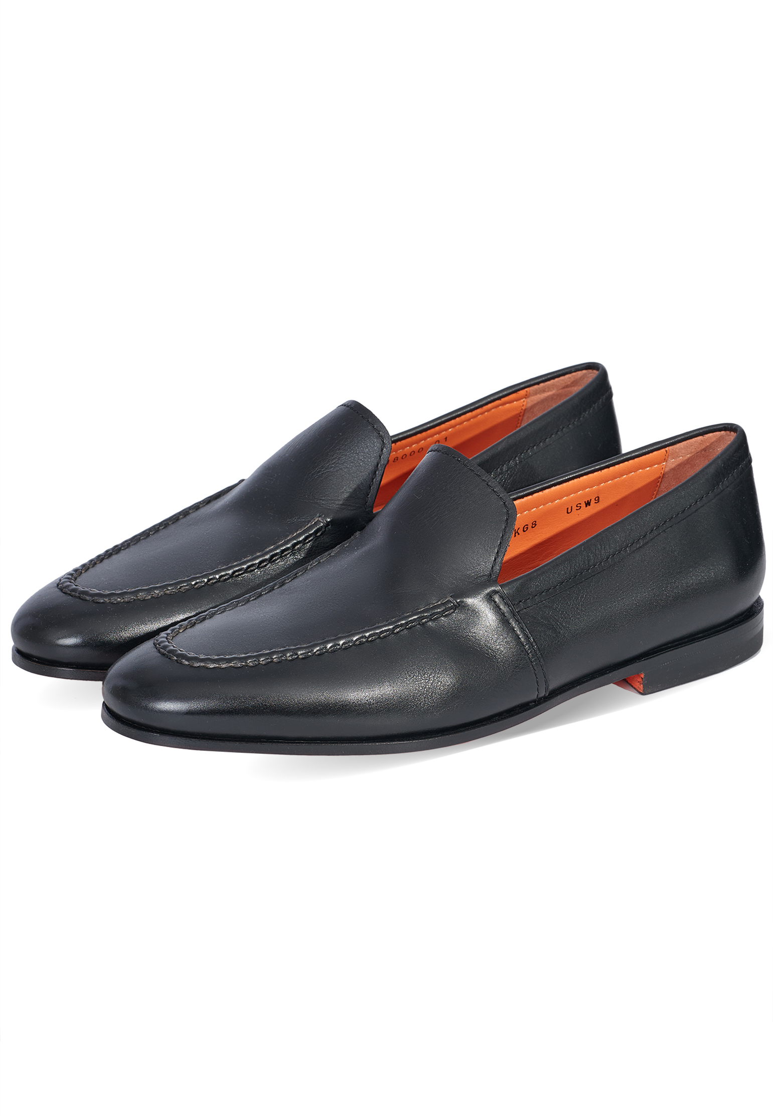 

Лоферы SANTONI, Черный, Черный