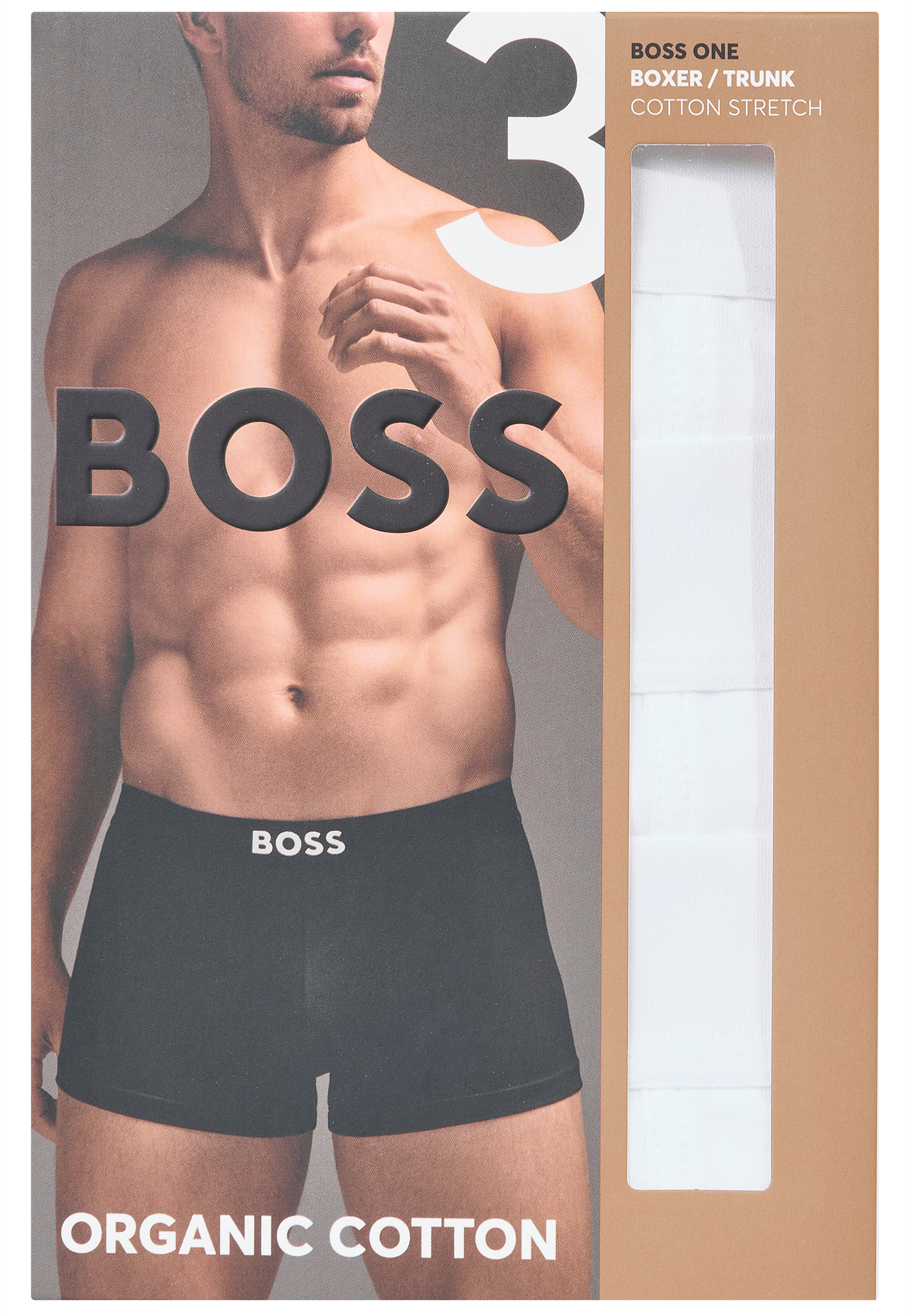 

Боксеры BOSS, Белый, Белый