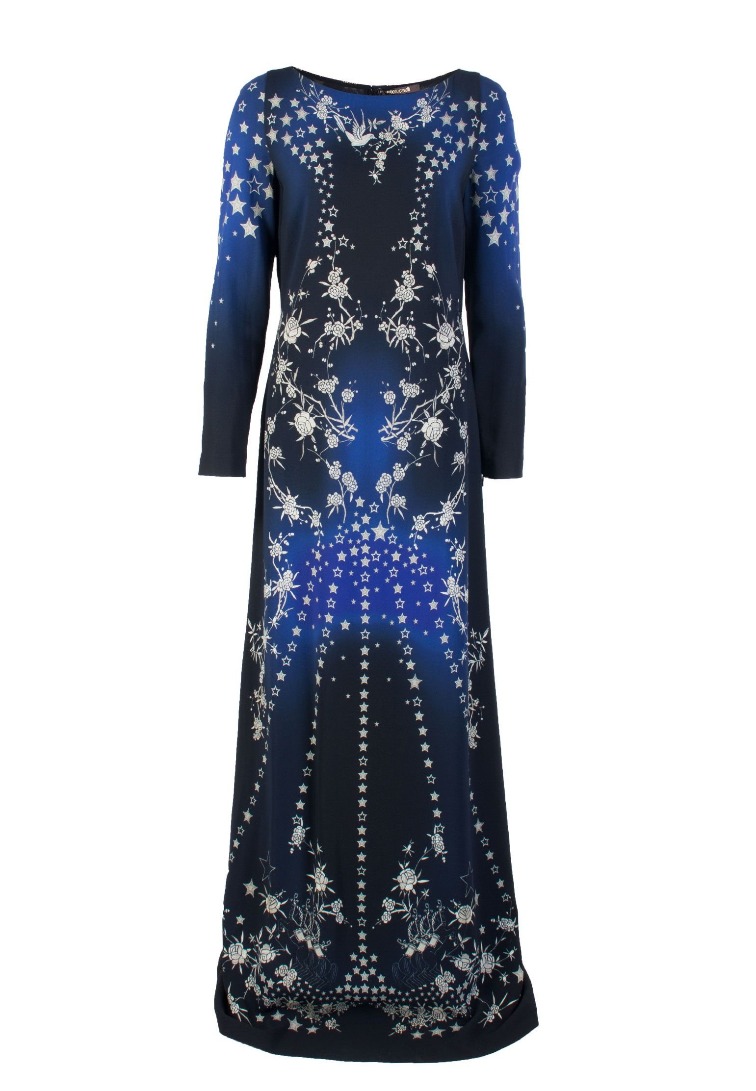 Платье ROBERTO CAVALLI Синий, размер 44