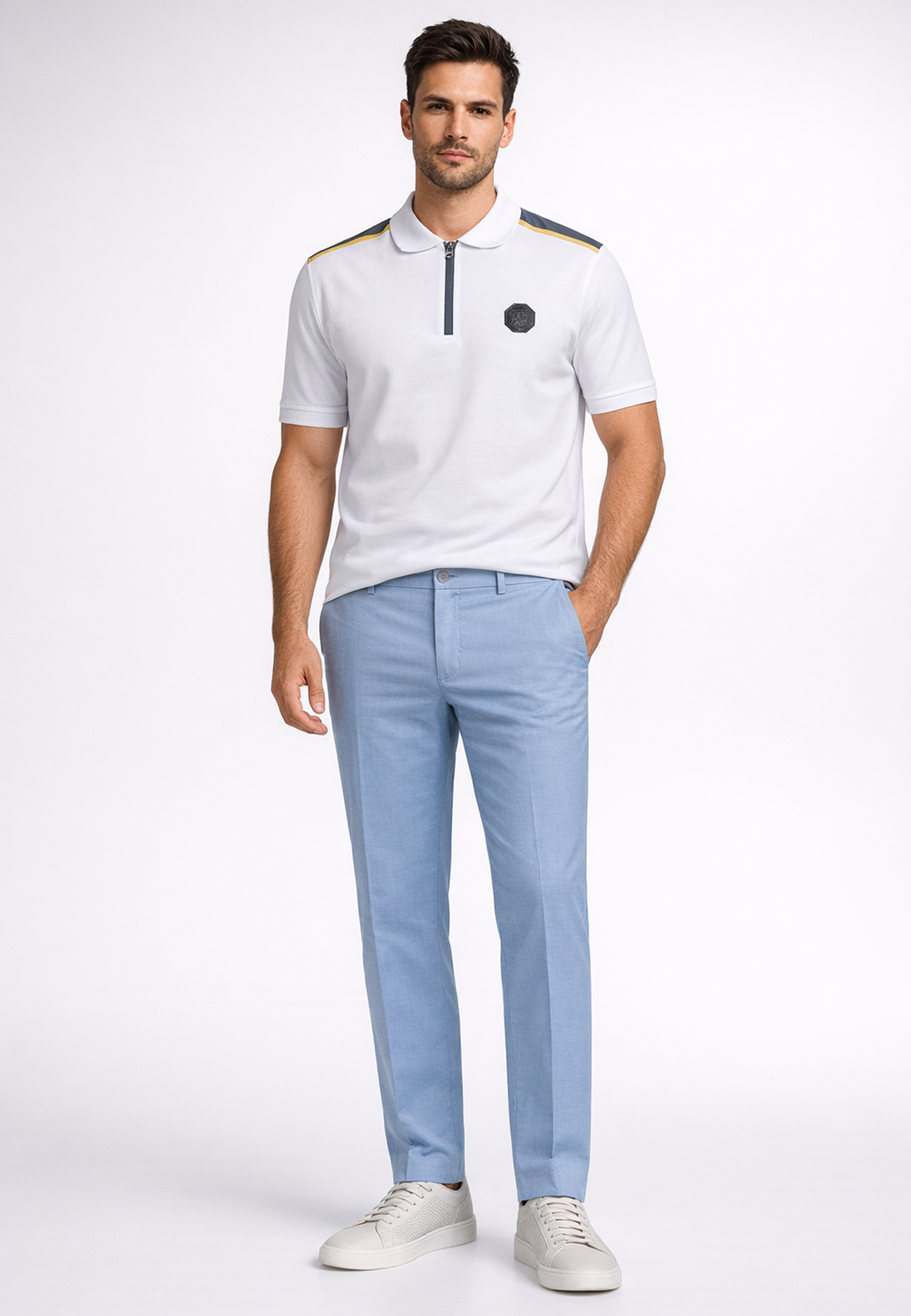 

Поло STEFANO RICCI, Белый, Белый