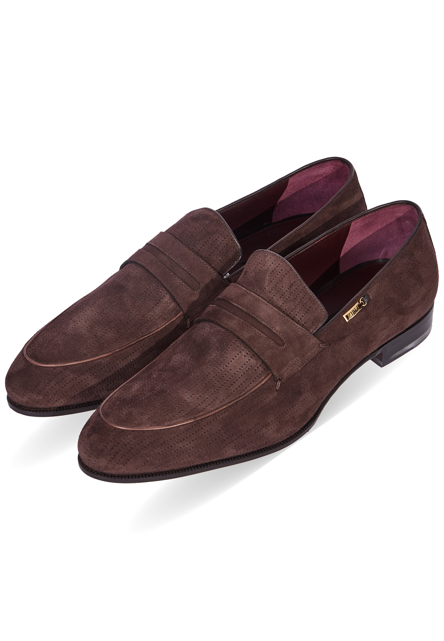 

Лоферы ZILLI, Коричневый, Коричневый