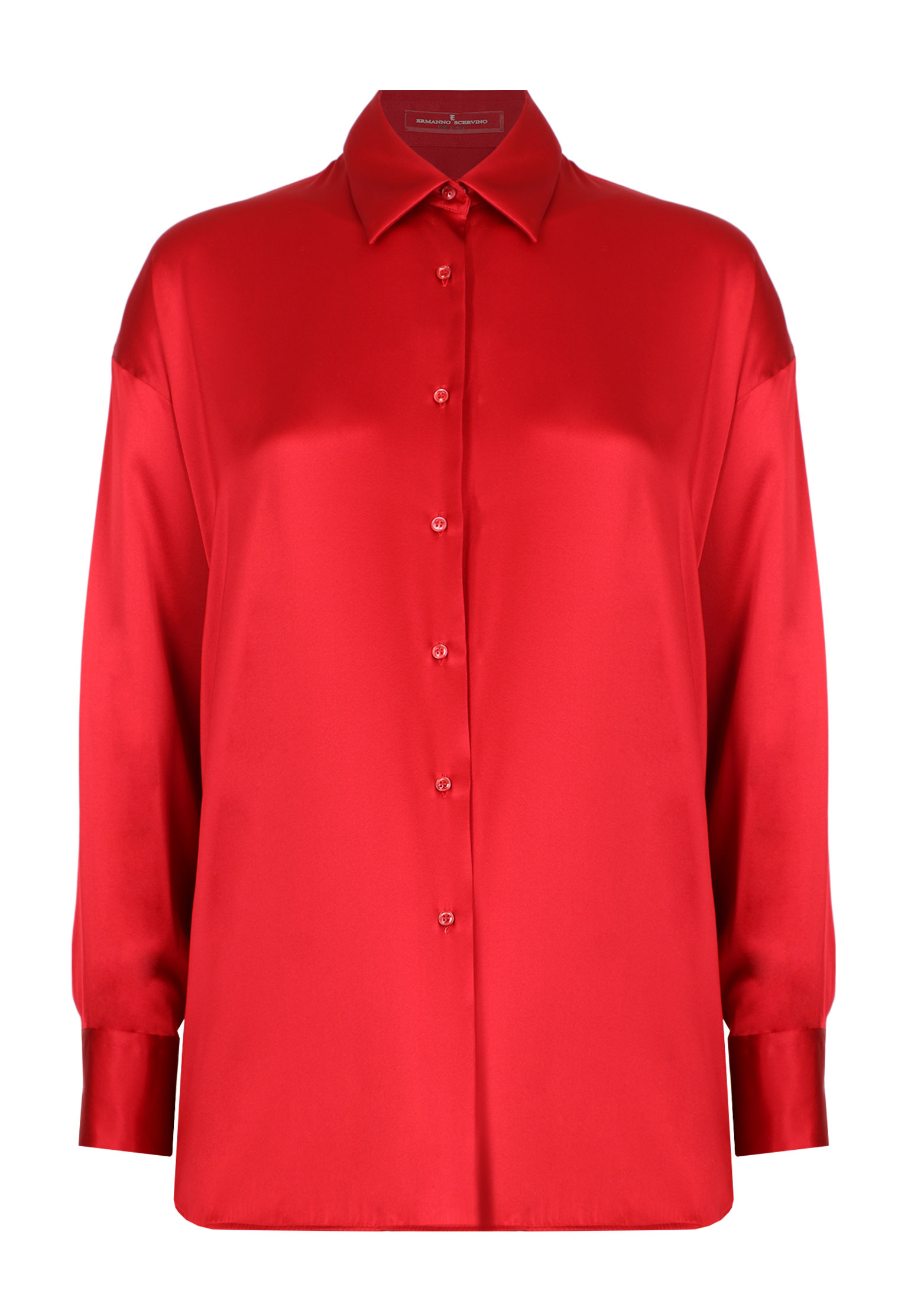 Рубашка ERMANNO SCERVINO Красный, размер 42