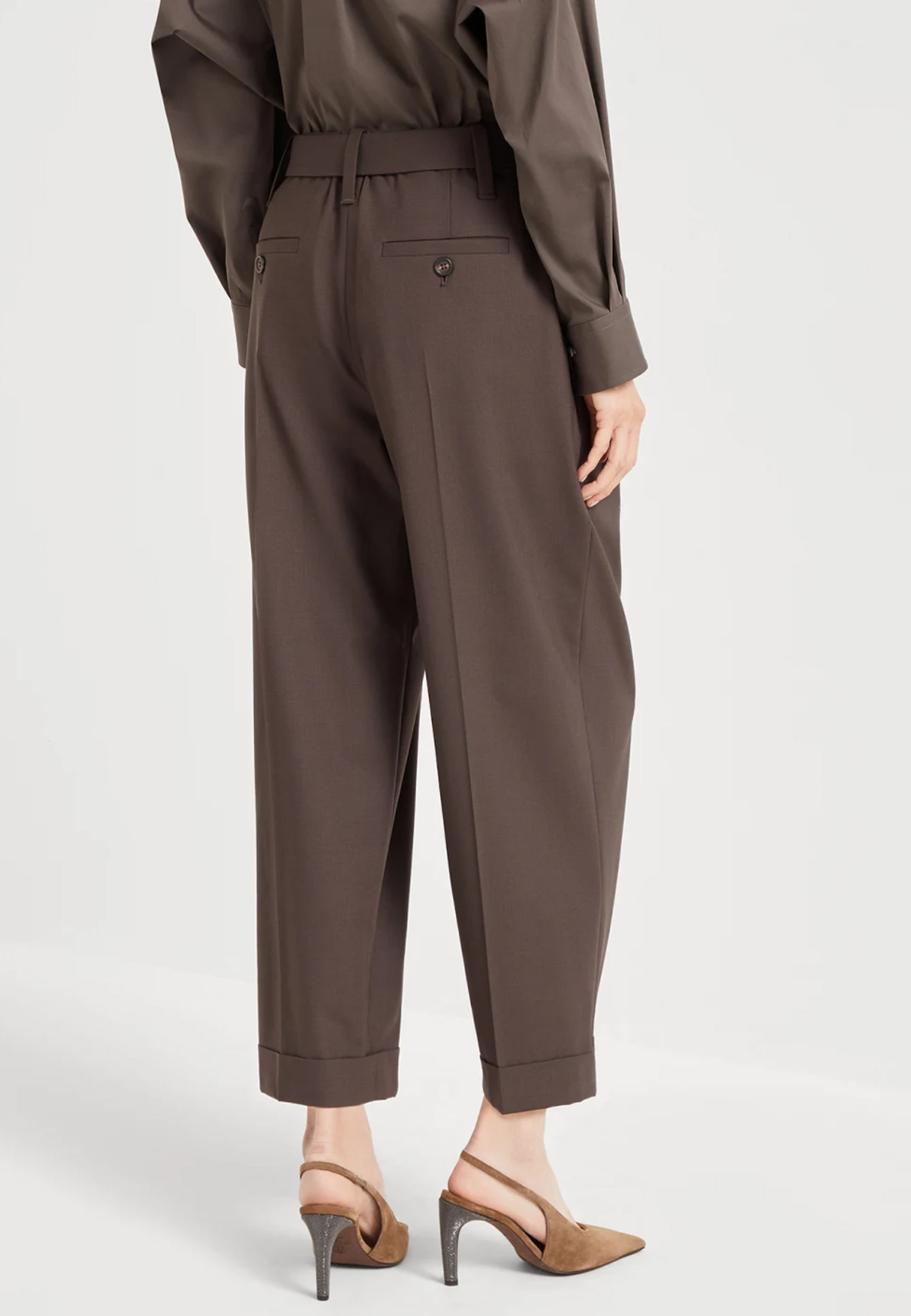 

Брюки BRUNELLO CUCINELLI, Коричневый, Коричневый