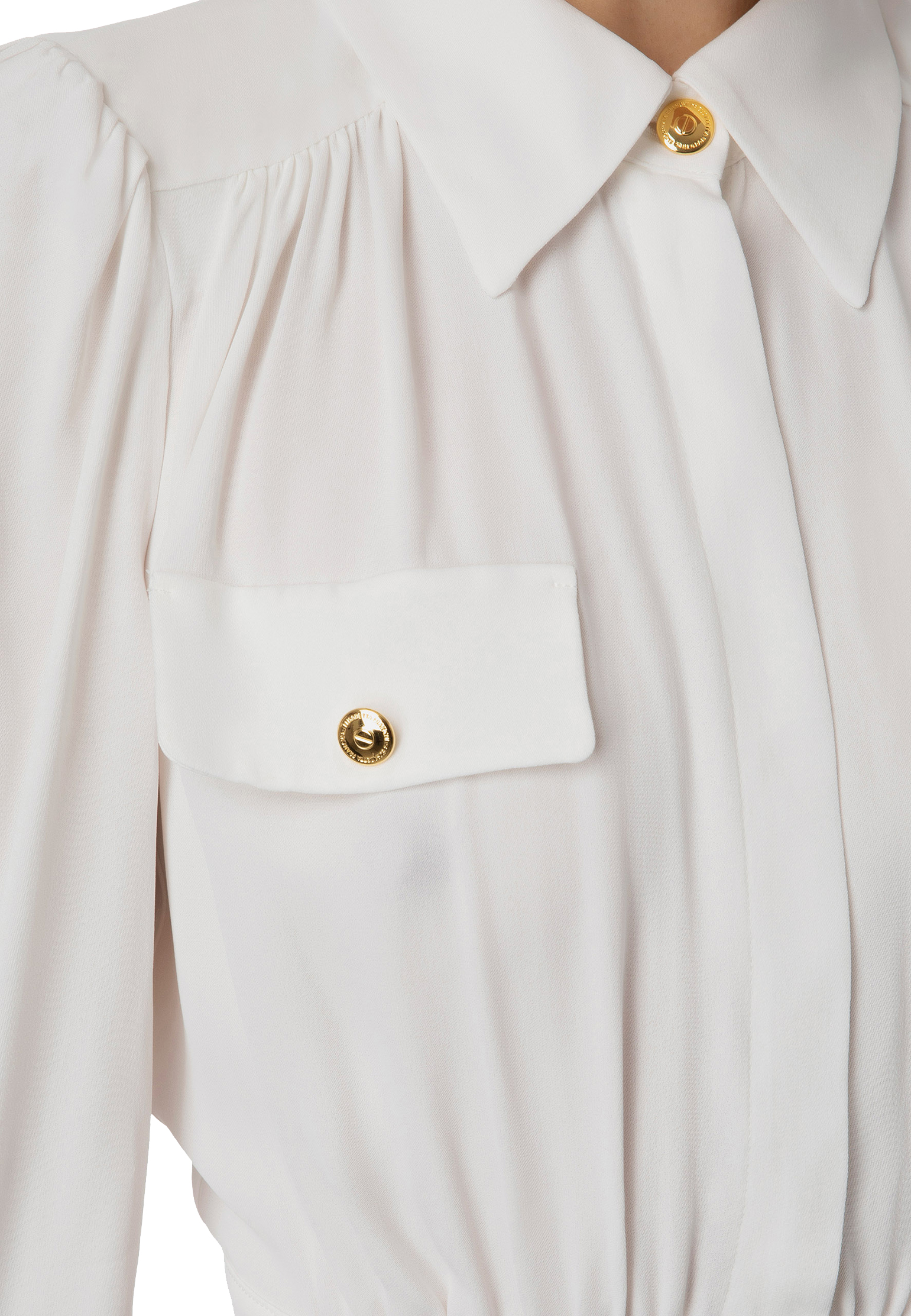 

Блуза ELISABETTA FRANCHI, Бежевый, Бежевый