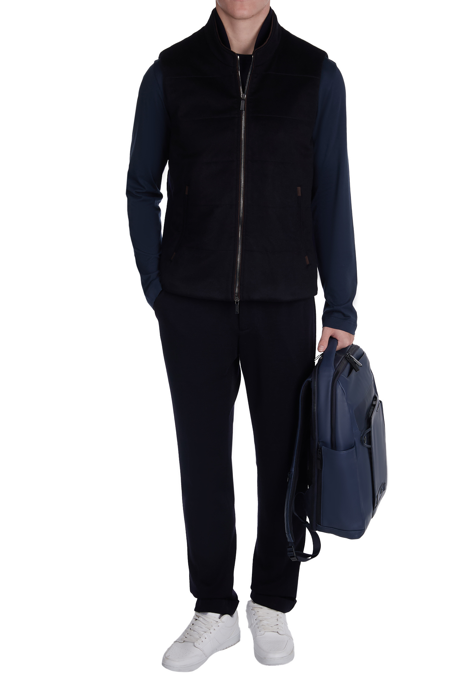 

Лонгслив FEDELI, Синий, Синий