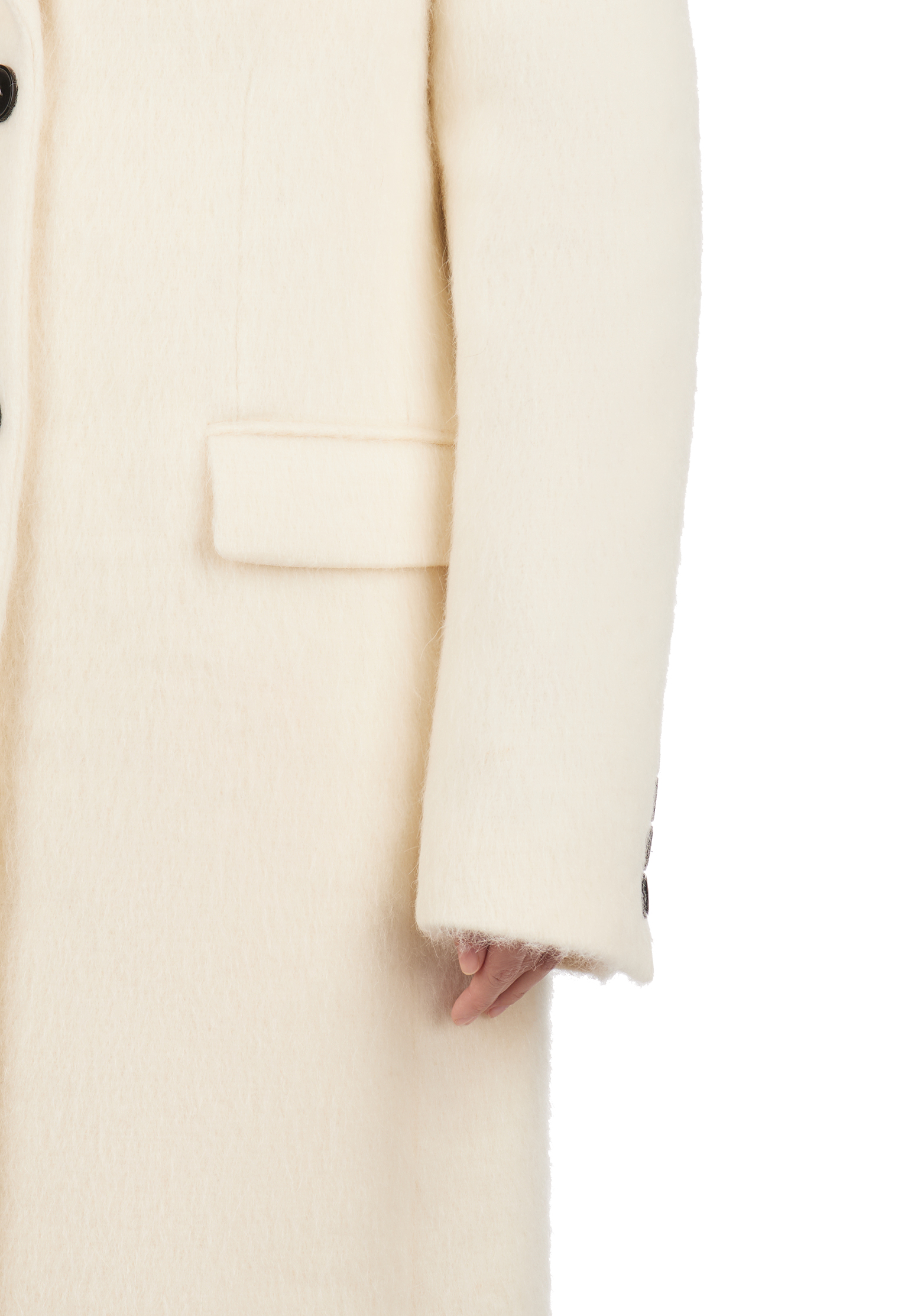 

Пальто MSGM, Белый, Белый