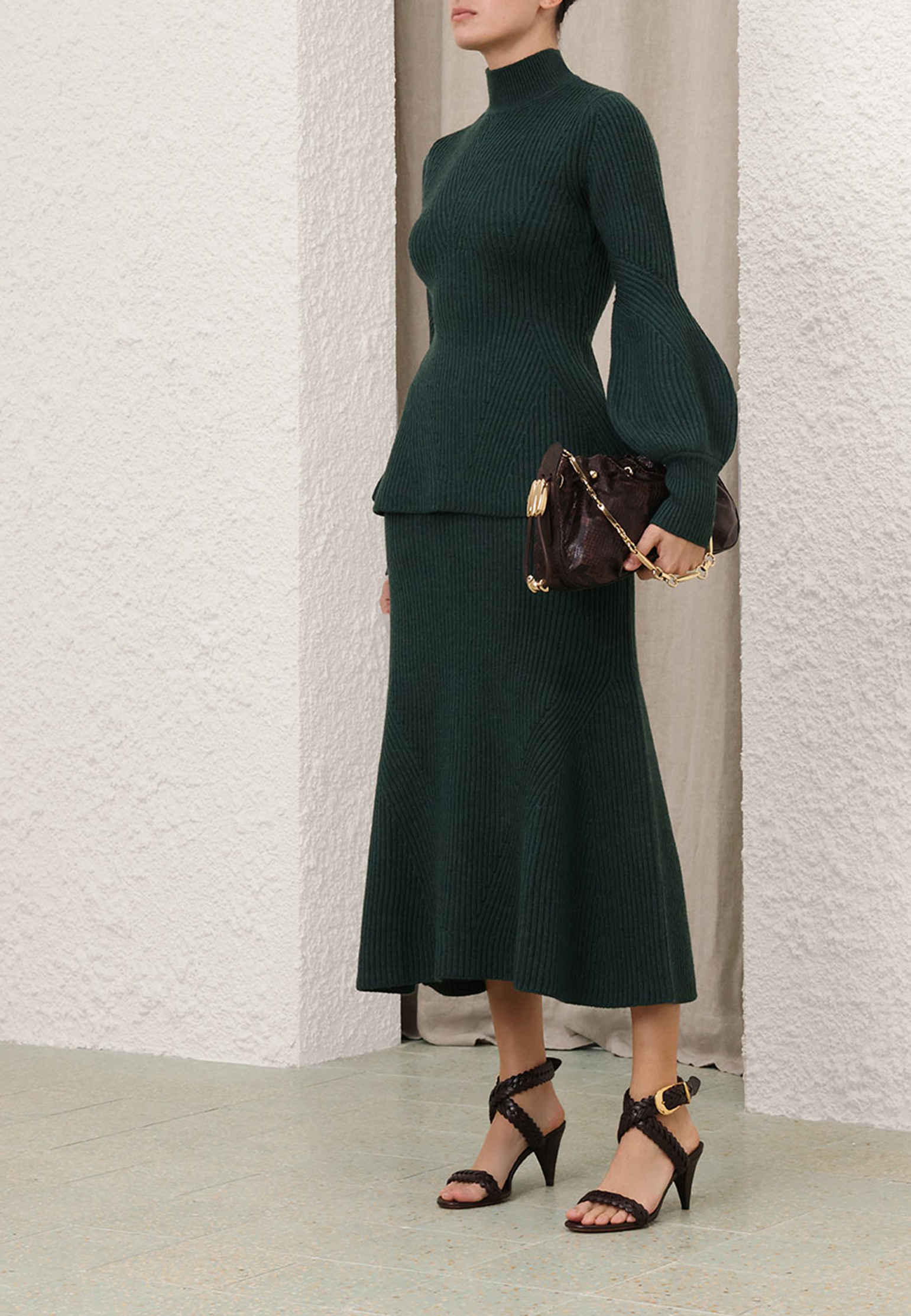 

Свитер ZIMMERMANN, Зеленый, Зеленый