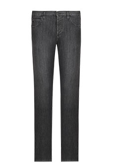 Черные прямые джинсы EMPORIO ARMANI